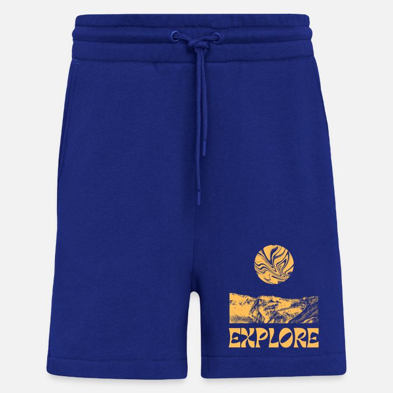Entdecken Sie die Mountains Sun - Shorts - made by SPREAD - Iconic Blue