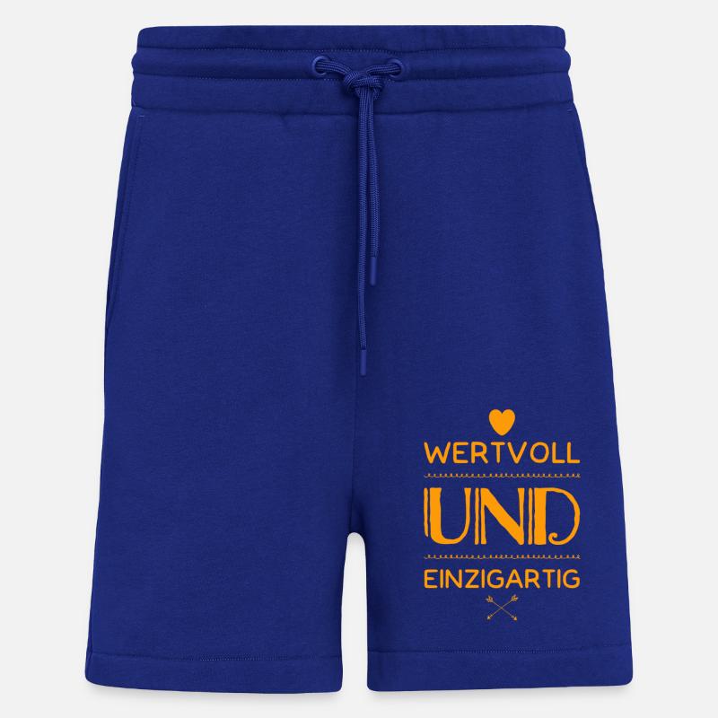 wertvoll und einzigartig - Shorts - made by SPREAD - Iconic Blue