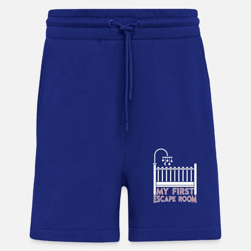 Ma première salle d'évasion - Short bio décontracté fabriqué en UE - Iconic Blue