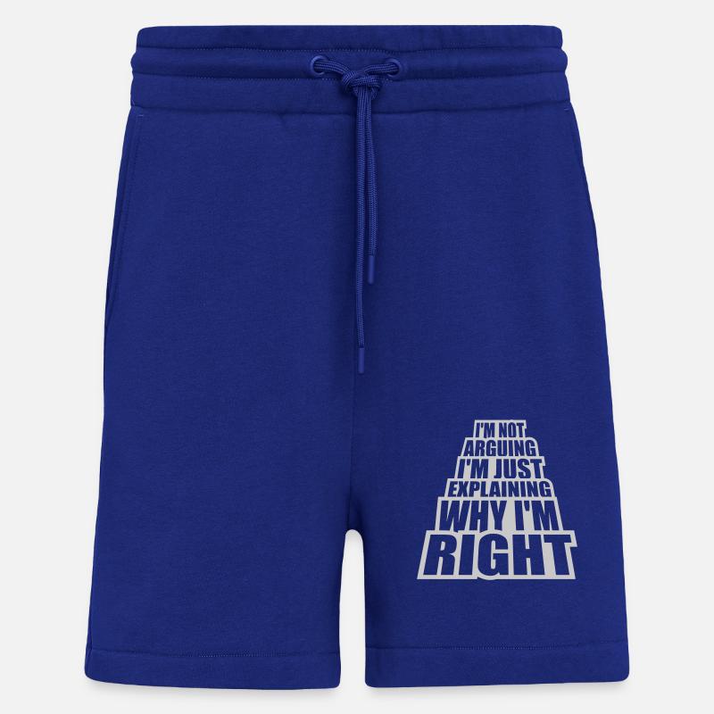 I m not arguing - Shorts - made by SPREAD - Iconic Blue