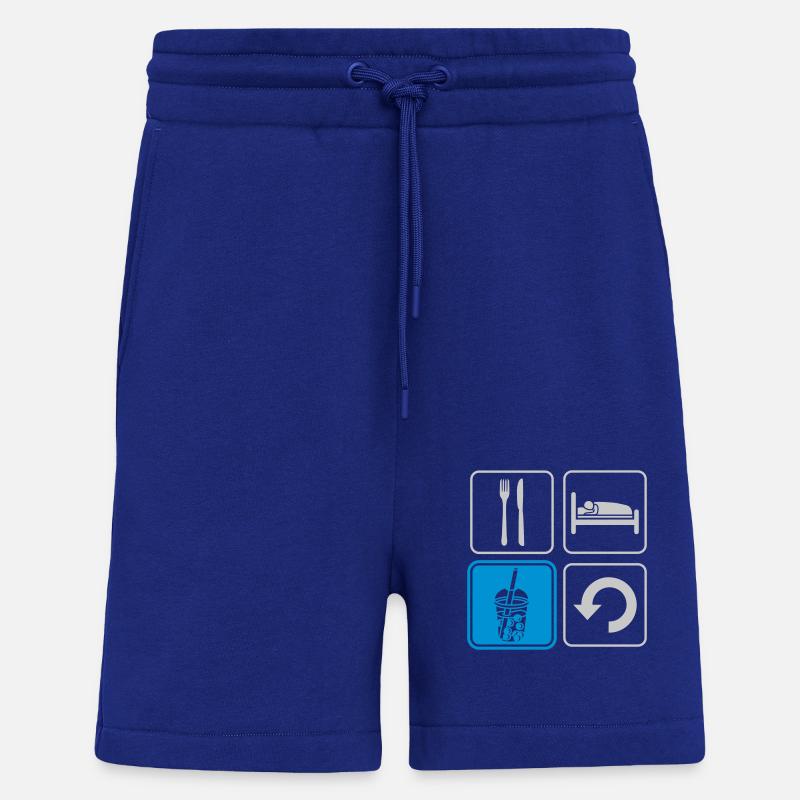 Boba Tea Repeat täglich - Shorts - made by SPREAD - Iconic Blue