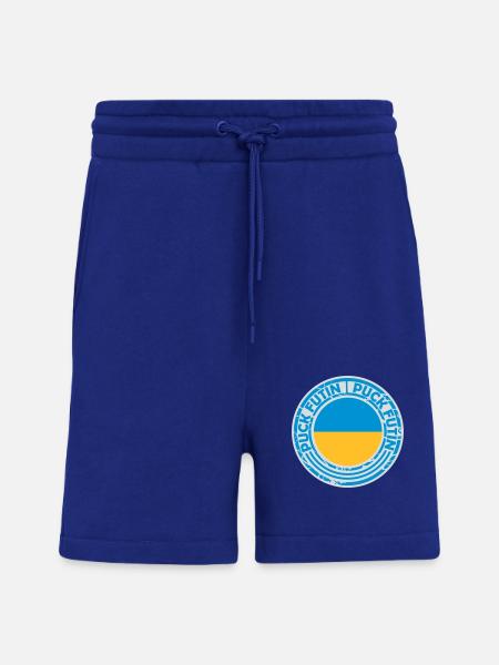 Conception du logo Puck Futin - Short bio décontracté fabriqué en UE - Iconic Blue