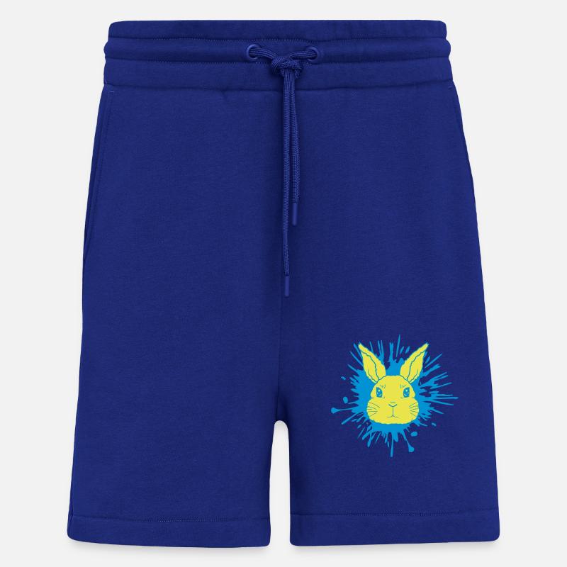 Tropfen Farbklecks Hase Spritzer - Shorts - made by SPREAD - Iconic Blue