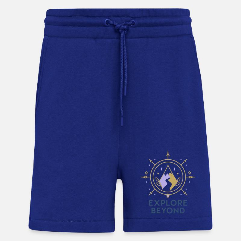 Explore Beyond Compass - Shorts - made by SPREAD - Iconic Blue
