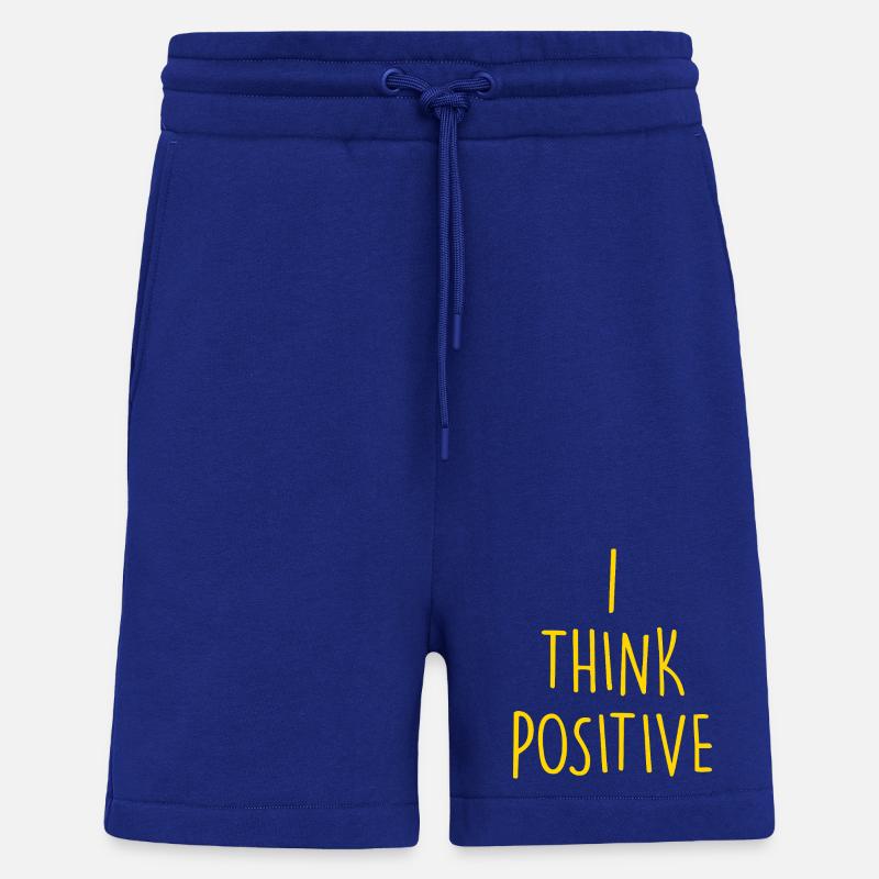 Je pense que c’est positif - Short bio décontracté fabriqué en UE - Iconic Blue