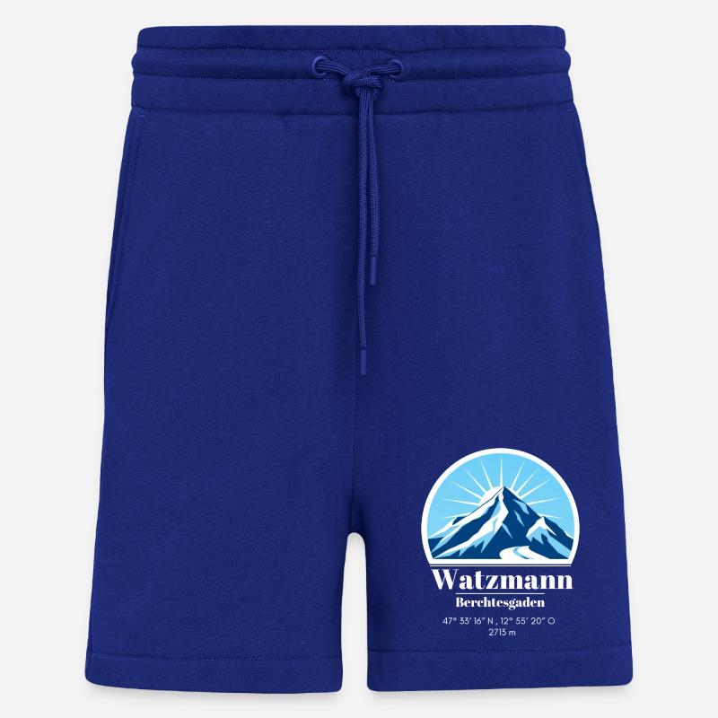 Watzmann Berchtesgaden Ski Winter Berg - Shorts - made by SPREAD - Iconic Blue