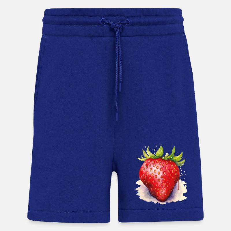 Aquarell Erdbeere  - Shorts - made by SPREAD - Iconic Blue