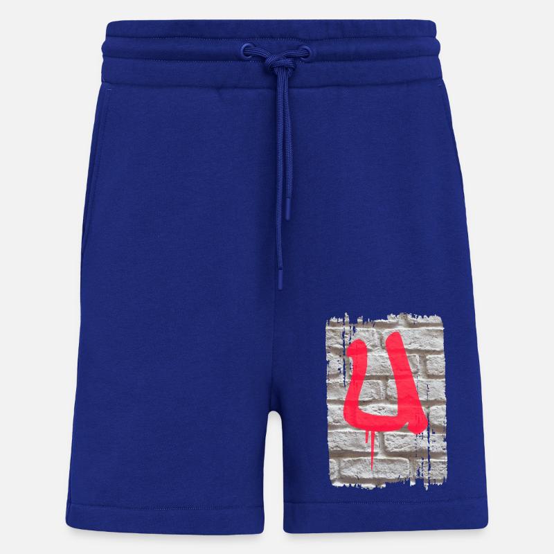 mur - Short bio décontracté fabriqué en UE - Iconic Blue