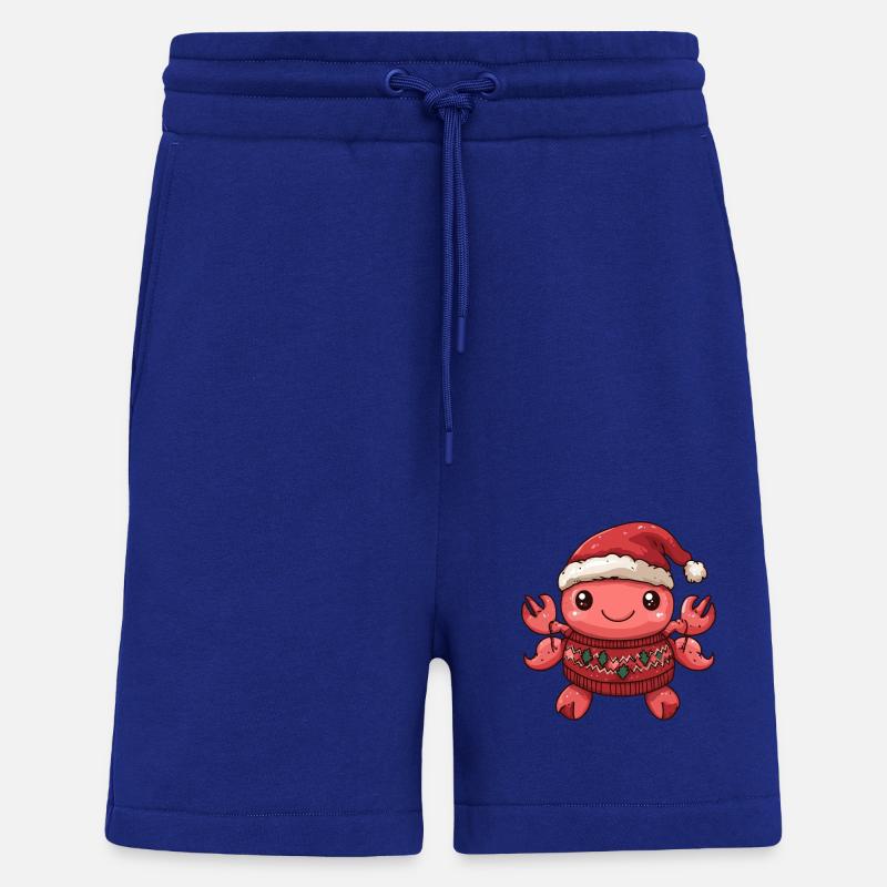 Crabe Crabe Noël - Short bio décontracté fabriqué en UE - Iconic Blue