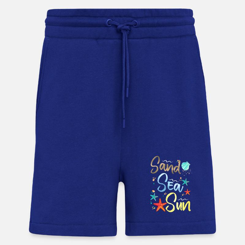 Sand See Sonne Illustration - Shorts - made by SPREAD - Iconic Blue