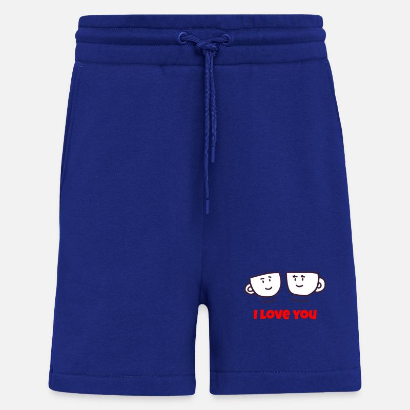 Saint-Valentin, Saint-Valentin, Saint-Valentin - Short bio décontracté fabriqué en UE - Iconic Blue