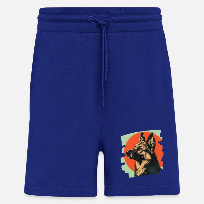 Chien de berger - Short bio décontracté fabriqué en UE - Iconic Blue