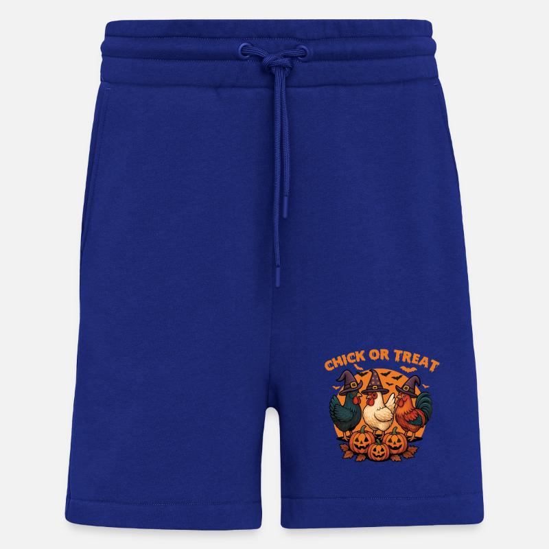 Küken oder Leckerli Gruseliges Halloween-Huhn - Shorts - made by SPREAD - Iconic Blue