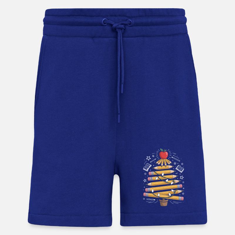 Buntstift Baum mit Lichterkette - Shorts - made by SPREAD - Iconic Blue