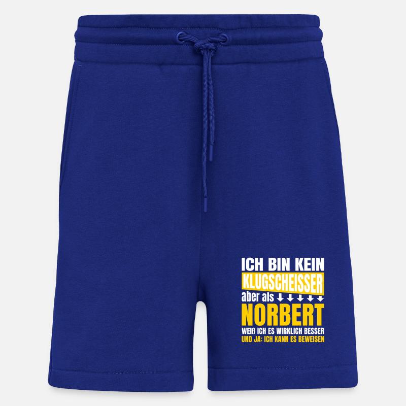Ich bin kein Klugscheißer Norbert - Shorts - made by SPREAD - Iconic Blue