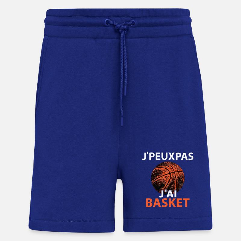 Je peux pas J'ai Basket - Short bio décontracté fabriqué en UE - Iconic Blue