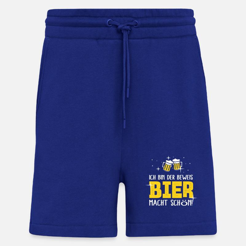 la bière vous rend belle - Short bio décontracté fabriqué en UE - Iconic Blue