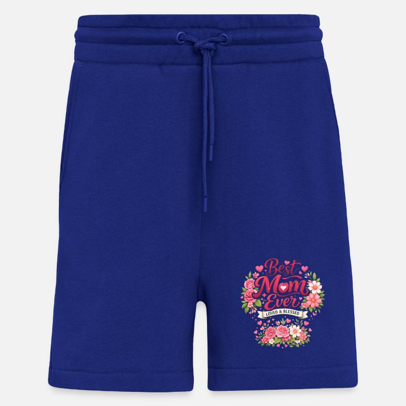 Beste Mama Ever Blütenkranz - Shorts - made by SPREAD - Iconic Blue