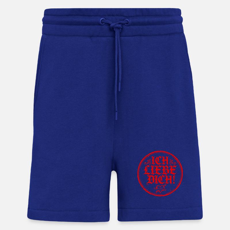 J’adore que tu dises - Short bio décontracté fabriqué en UE - Iconic Blue
