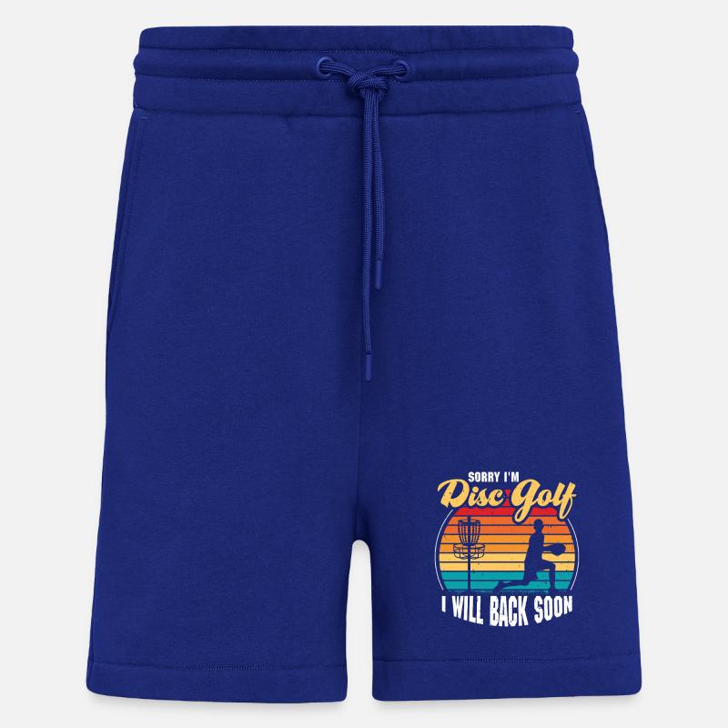 Cadeaux de disc golf Disc Golf - Short bio décontracté fabriqué en UE - Iconic Blue