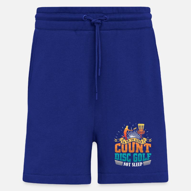 Cadeaux de disc golf Disc Golf - Short bio décontracté fabriqué en UE - Iconic Blue