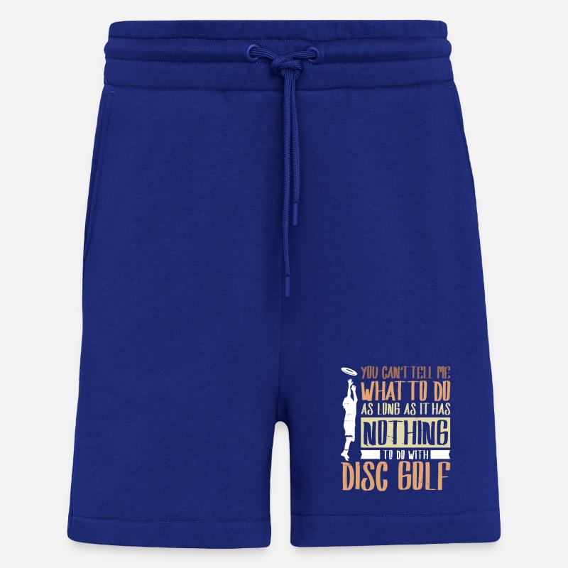 Cadeaux de disc golf Disc Golf - Short bio décontracté fabriqué en UE - Iconic Blue