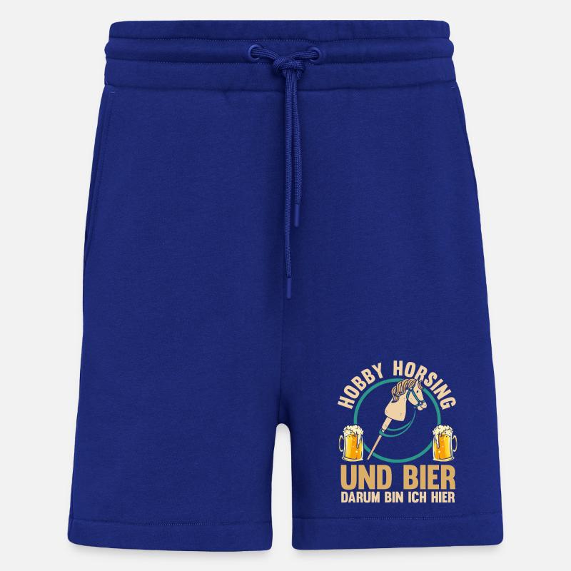 Bier Pferd Hobby Horsing - Shorts - made by SPREAD - Iconic Blue