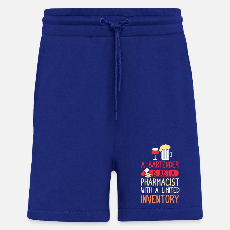 Barkeeper Kellner bartender Barmann - Shorts - made by SPREAD - Iconic Blue