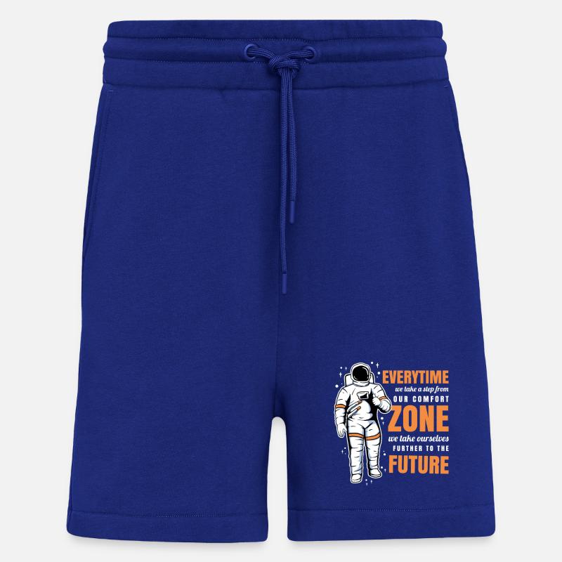 Everytime Zone Future Astronaut Space Graphic - Shorts - made by SPREAD - Iconic Blue