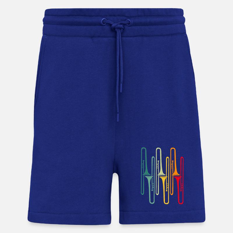 Vivid Brass Parade - Shorts - made by SPREAD - Iconic Blue