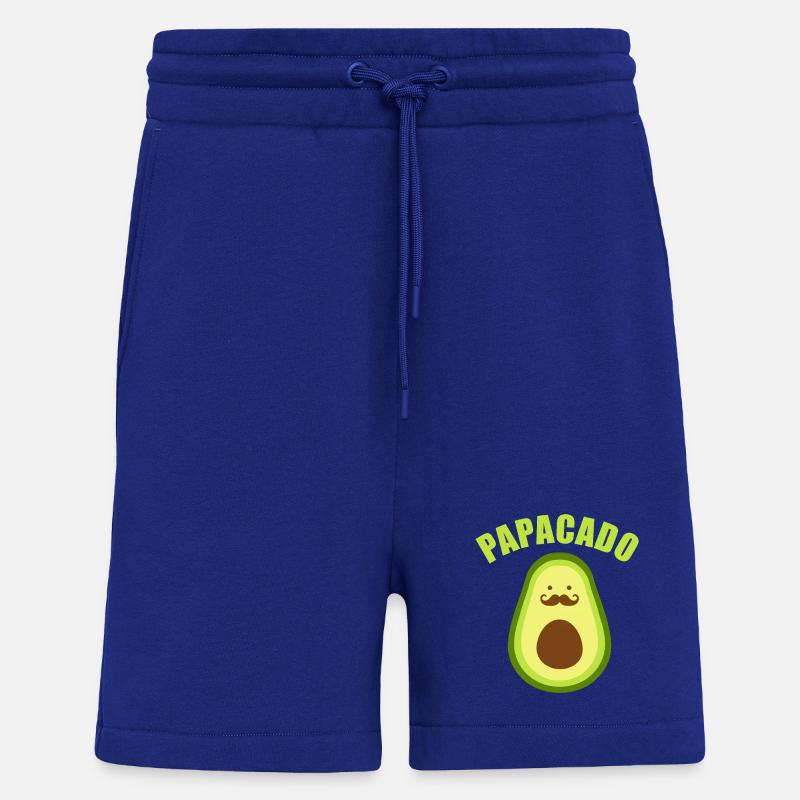 Avocado-Papagado-Schnurrbart - Shorts - made by SPREAD - Iconic Blue