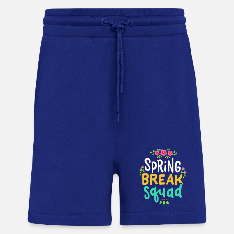 Spring Break Squad Floral - Shorts - made by SPREAD - Iconic Blue