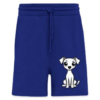 Whippet Hund Comic Niedlich - Shorts - made by SPREAD - Iconic Blue - Vorne