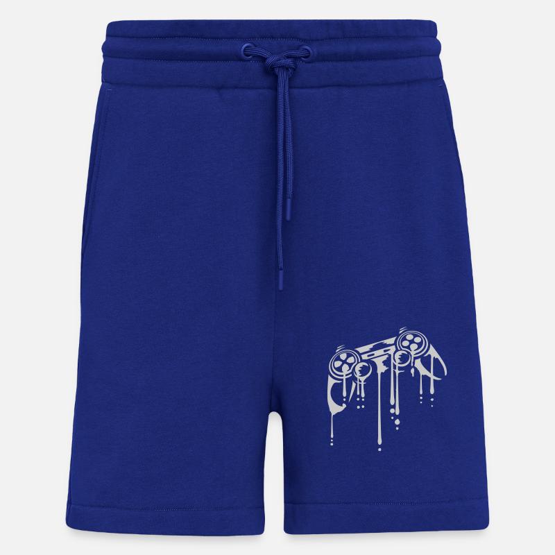 Drops Controller Retro Graffiti - Shorts - made by SPREAD - Iconic Blue