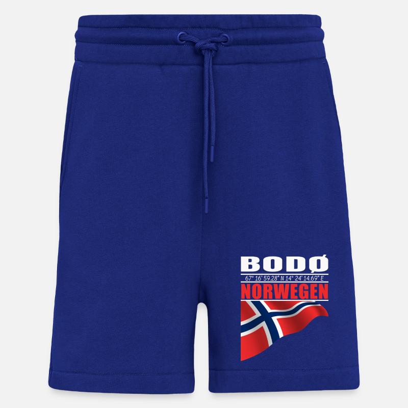 BODØ - Short bio décontracté fabriqué en UE - Iconic Blue