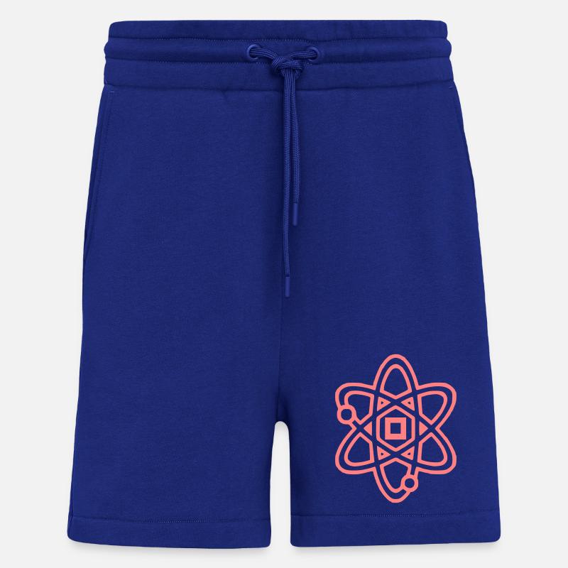 Atom Symbol Physics Core - Shorts - made by SPREAD - Iconic Blue