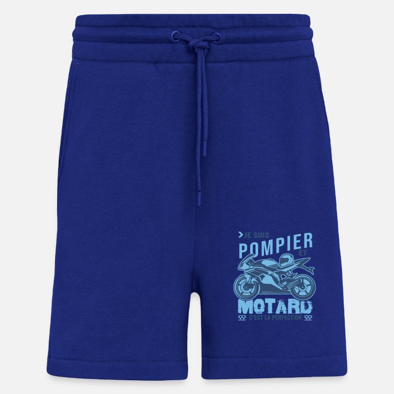 motard parfait pompier parfait - Short bio décontracté fabriqué en UE - Iconic Blue