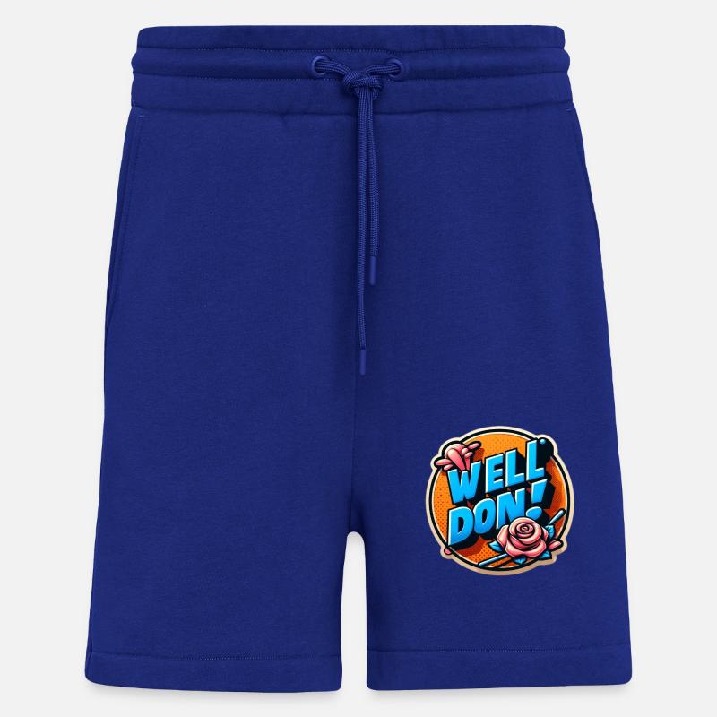 Eh bien, don ! - Short bio décontracté fabriqué en UE - Iconic Blue