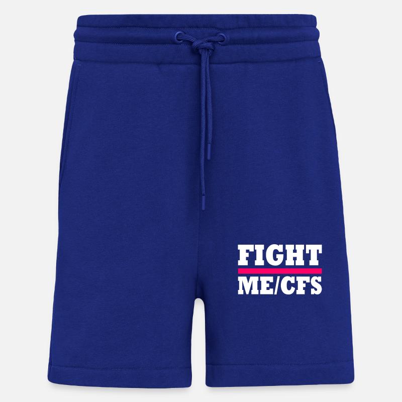 Me/cfs - fight me/cfs - Short bio décontracté fabriqué en UE - Iconic Blue
