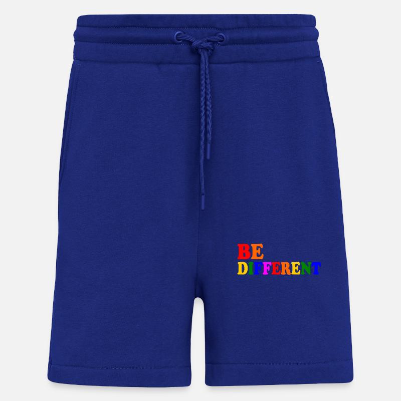Be different - Short bio décontracté fabriqué en UE - Iconic Blue