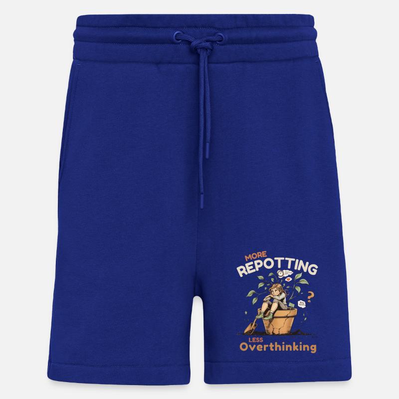 Overthinking? Time for repotting! - Shorts - made by SPREAD - Iconic Blue
