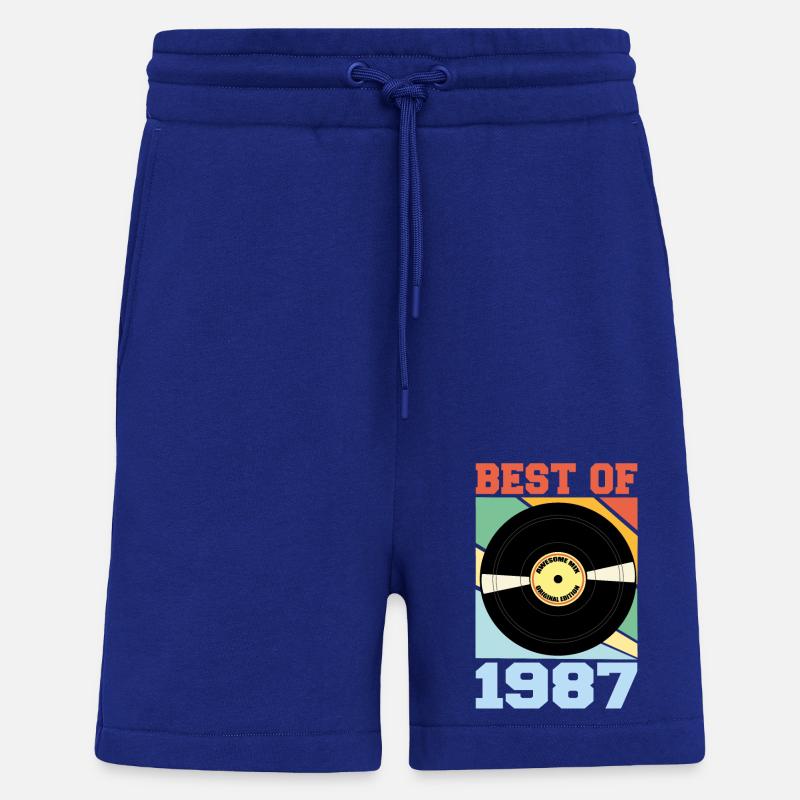 Le meilleur de 1987 - Short bio décontracté fabriqué en UE - Iconic Blue