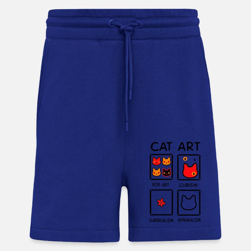 Katze Kunst - Shorts - made by SPREAD - Iconic Blue