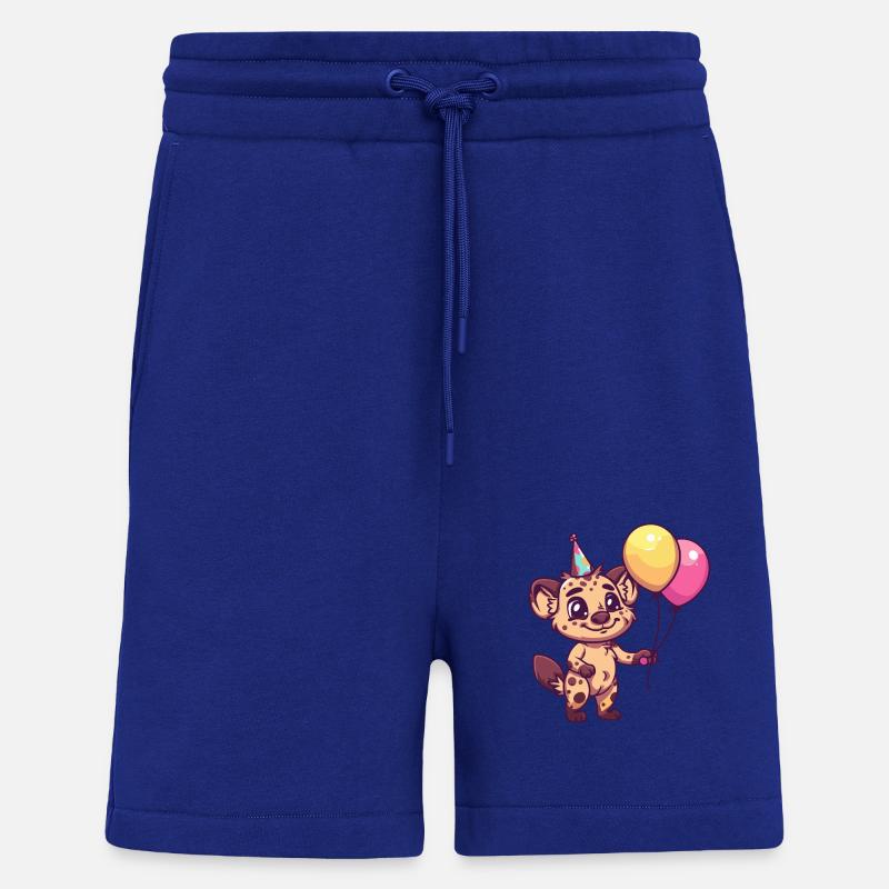 Hyena Birthday Comic Cute - Shorts - made by SPREAD - Iconic Blue