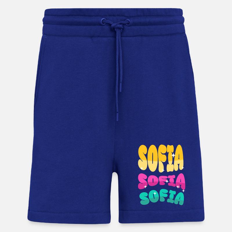 Sofia Name  - Shorts - made by SPREAD - Iconic Blue