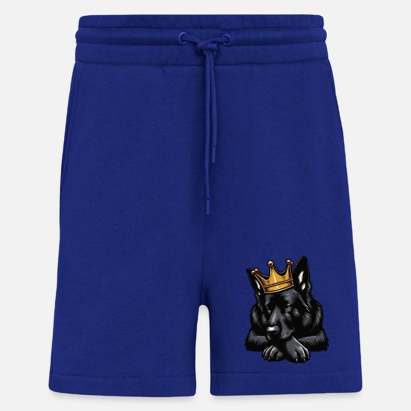 Black German Shepherd German Shepherd Owner - Shorts - made by SPREAD - Iconic Blue