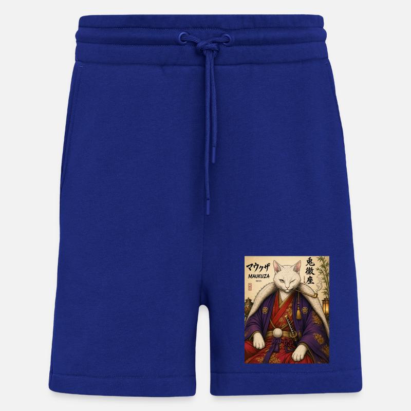 Maukuza Samurai Katze - Shorts - made by SPREAD - Iconic Blue