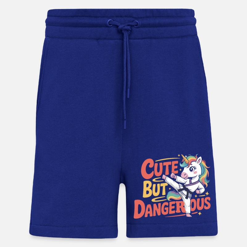 Niedlich doch gefährlich Einhorn Karate - Shorts - made by SPREAD - Iconic Blue