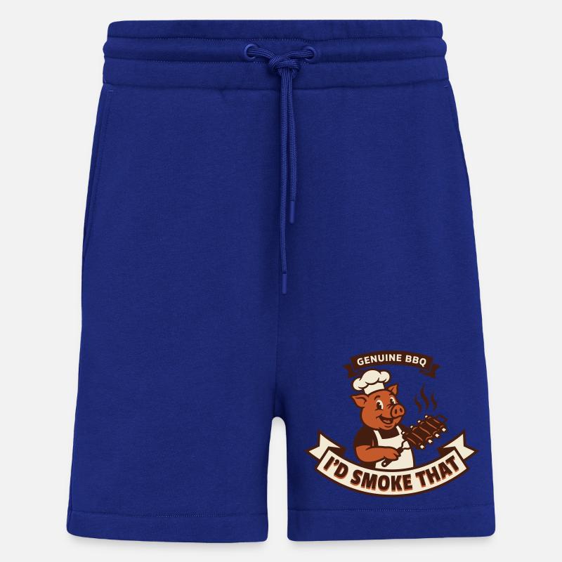 Pig Pitmaster BBQ Rubs und Rippchen - Shorts - made by SPREAD - Iconic Blue