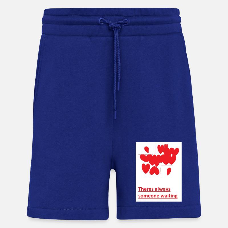Immer Jemand Wartet Herz Collage - Shorts - made by SPREAD - Iconic Blue